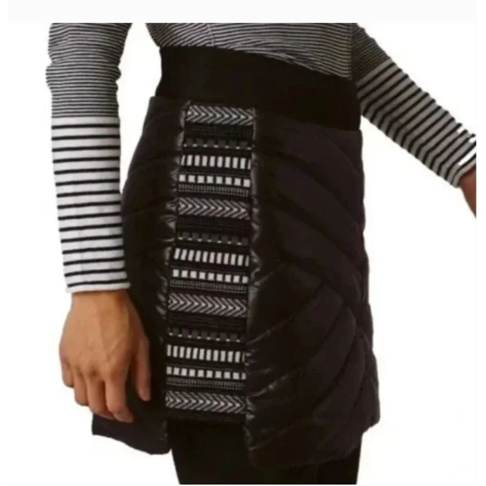 NWT Krimson Klover Carving Skirt Women's Large Black Insulated Ski Apres Nordic - Picture 2 of 16